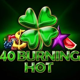 40 Burning Hot logo by Amusnet Interactive O'Reels Casino UK