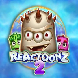 Reactoonz 2 casino game by Play'n GO – featured logo at O'Reels Casino UK