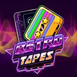 Retro Tapes by Push Gaming, showcased at reelsson.com – game logo