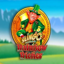 Slingo Rainbow Riches online game logo by Gaming Realms on reelsson.com